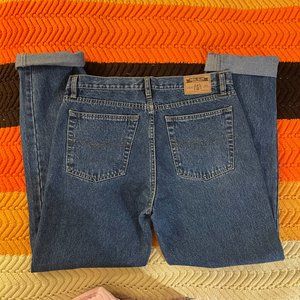 Vintage 90s blue jeans 36x34 straight leg jeans